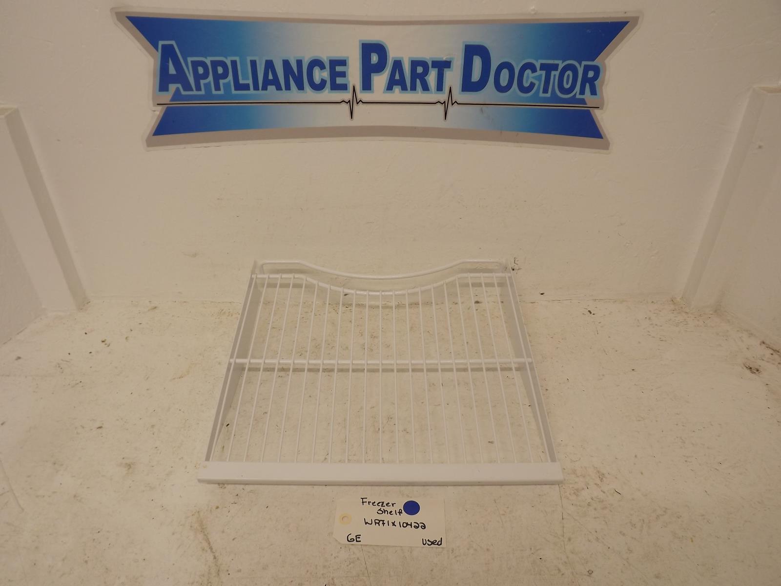 GE Refrigerator WR71X10422 Freezer Shelf Used GE Refrigerator WR71X10422 Freezer Shelf Used